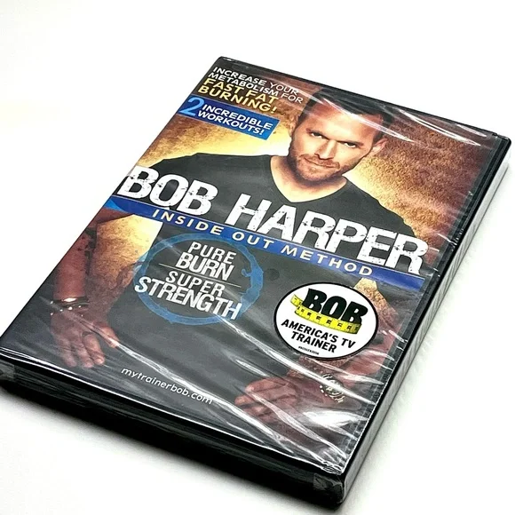 Bob Harper Inside Out Method Exercise Fitness DVD Pure Burn Super Strength New - Picture 2 of 16